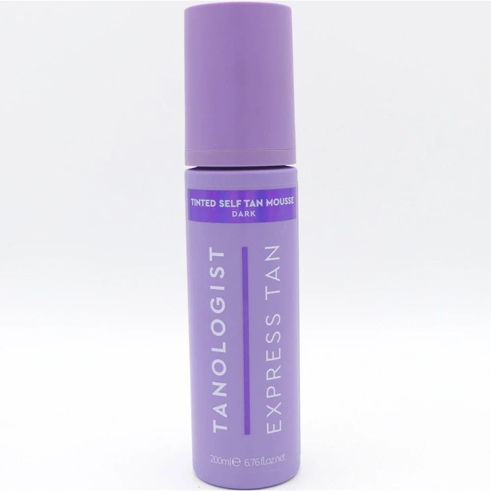 Tanologist Express Tan Tinted Self-Tan Mousse Dark 6.76 fl oz Bottle